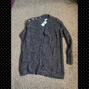 Charter Club Gray Cardigan